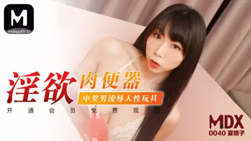 91国产麻豆MDX0040.淫欲肉便器.中奖男凌辱人忄生玩具.夏晴子