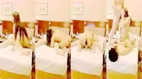 这招太猛了大神协同老铁爆操外围公关援交女屁股肥大...