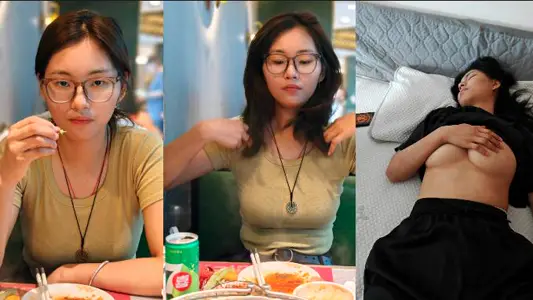 山西大同【余思琪】被渣男男友曝光性爱视频，极品反差眼睛妹雪白巨乳让人鼻血直流